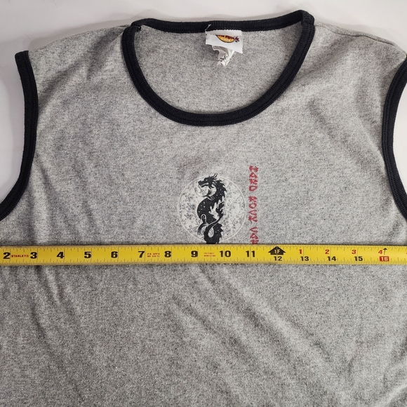 Vintage Hard Rock Cafe Sleeveless Women's Top New Orleans Dragon Large 90s Y2K - Picture 7 of 8